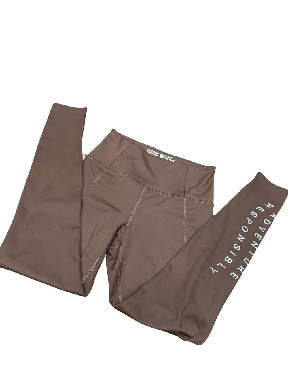 🤎 Parks Project x Girlfriend Collective Limited Edition Brown Leggings Small - Picture 6 of 13
